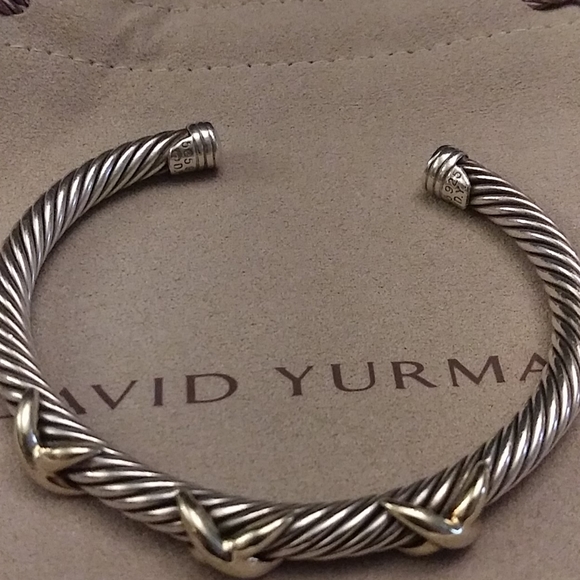 David Yurman Triple X Cable Cuff Bracelet - Picture 3 of 8